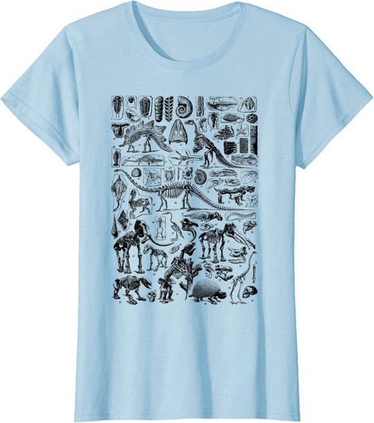 Dinosaur Skeleton Dino Bones Tyrannosaurus Rex T Rex T-Shirt