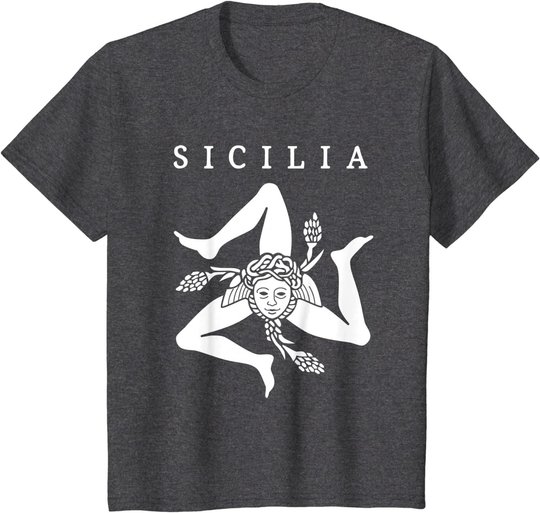 Sizilien-Flagge Sizilien Palermo Italien T-Shirt