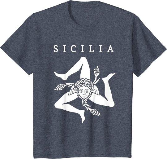 Sizilien-Flagge Sizilien Palermo Italien T-Shirt