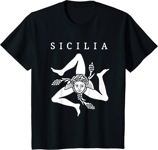Sizilien-Flagge Sizilien Palermo Italien T-Shirt