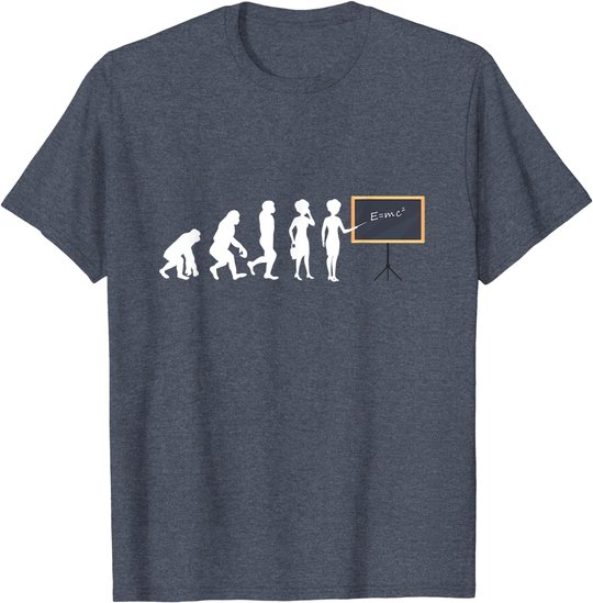 Lehrerin Evolution Lehrer Schultafel Zeigestab Geschenk T-Shirt