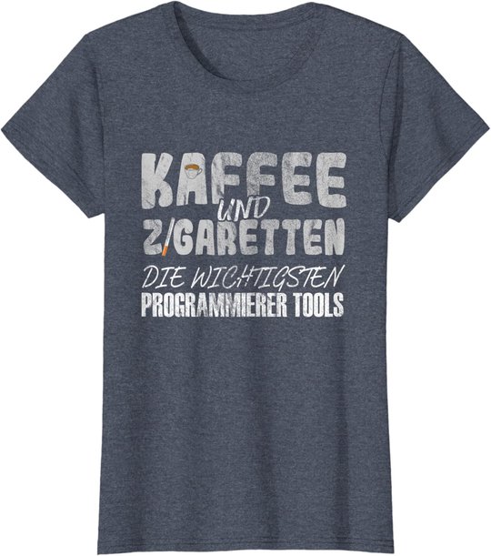 Kaffee Und Zigaretten Für Programmierer T-Shirt