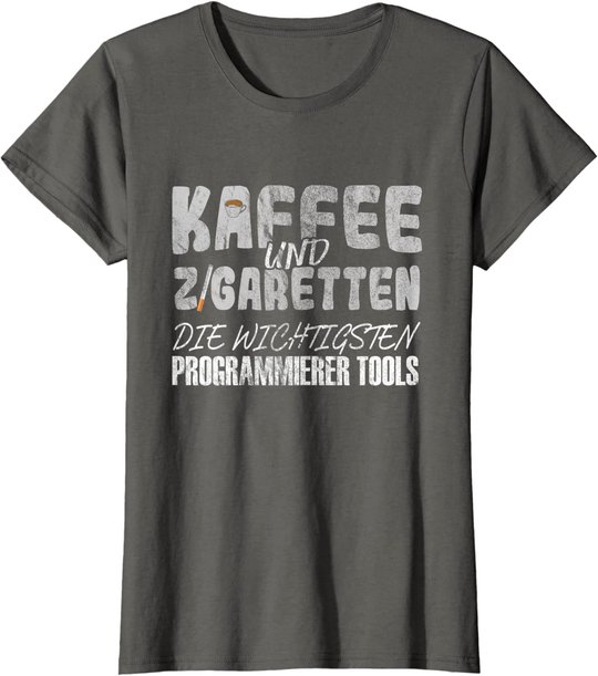 Kaffee Und Zigaretten Für Programmierer T-Shirt