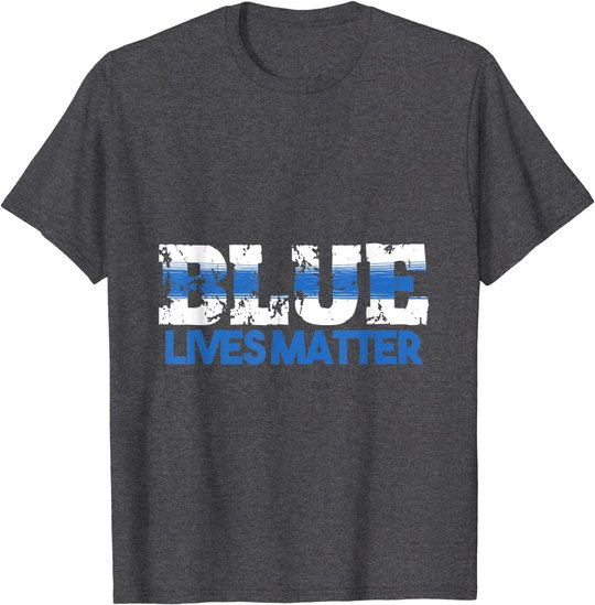 Polizei Polizistin Polizist - Blue Lives Matter T-Shirt