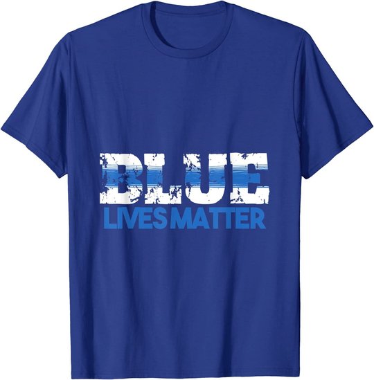 Polizei Polizistin Polizist - Blue Lives Matter T-Shirt