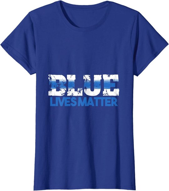 Polizei Polizistin Polizist - Blue Lives Matter T-Shirt