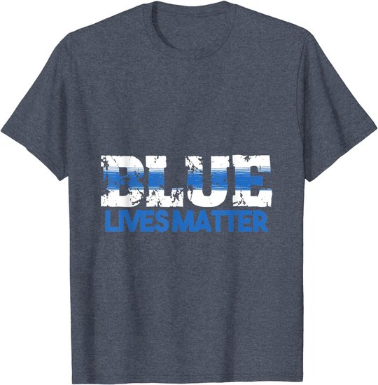 Polizei Polizistin Polizist - Blue Lives Matter T-Shirt