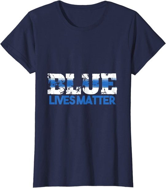 Polizei Polizistin Polizist - Blue Lives Matter T-Shirt
