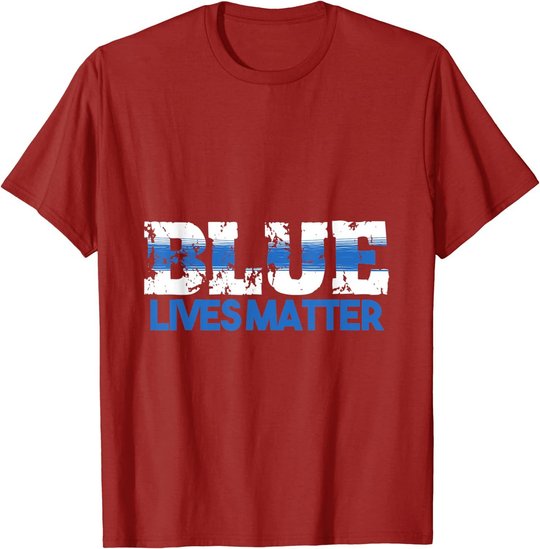 Polizei Polizistin Polizist - Blue Lives Matter T-Shirt