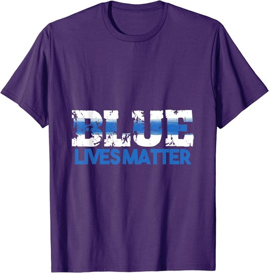 Polizei Polizistin Polizist - Blue Lives Matter T-Shirt