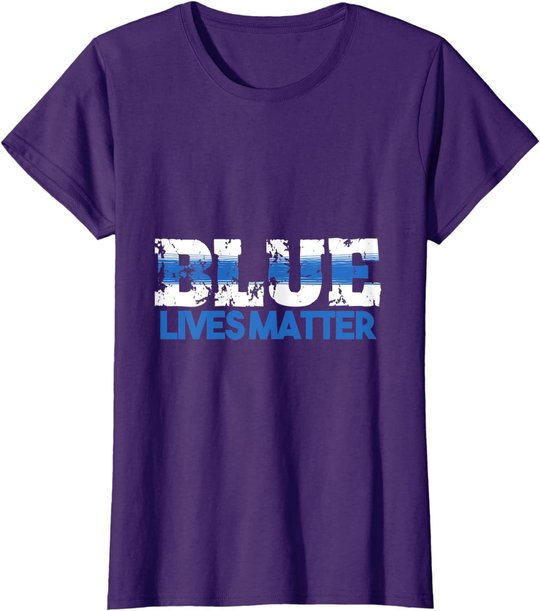 Polizei Polizistin Polizist - Blue Lives Matter T-Shirt