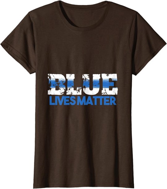 Polizei Polizistin Polizist - Blue Lives Matter T-Shirt