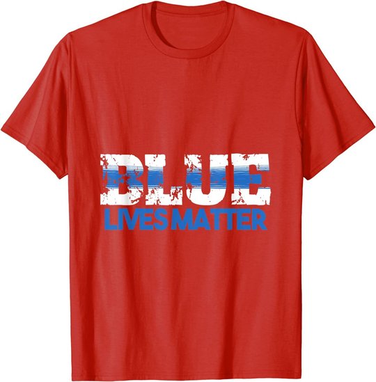 Polizei Polizistin Polizist - Blue Lives Matter T-Shirt