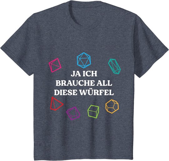 Board Game Dice Role Playing Gaming Humor Funny Gamer Gifts T-Shirt