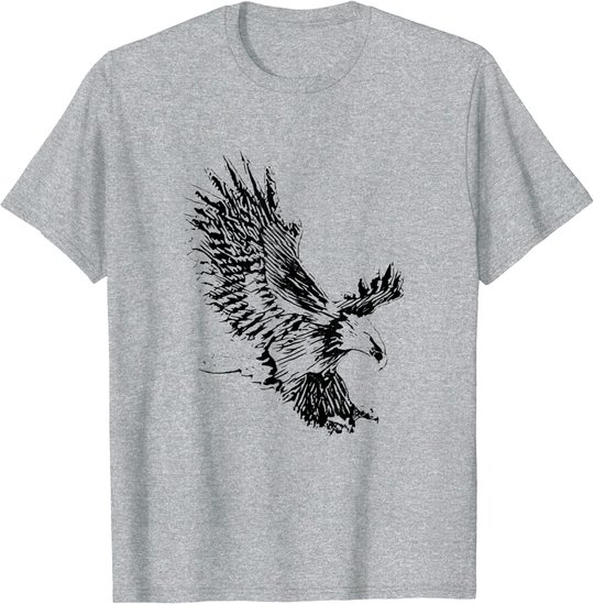 Adler Raubvogel Vögel Krallen Schnabel T-Shirt