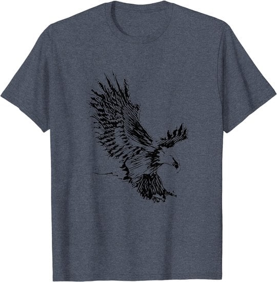 Adler Raubvogel Vögel Krallen Schnabel T-Shirt
