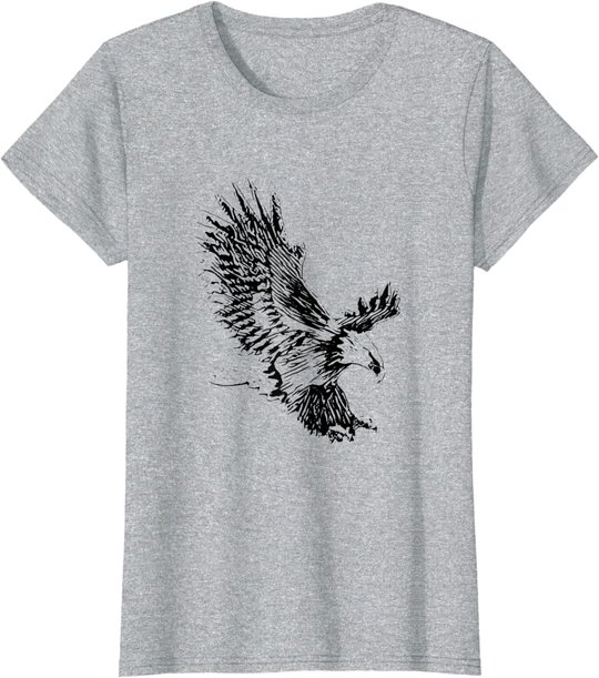 Adler Raubvogel Vögel Krallen Schnabel T-Shirt