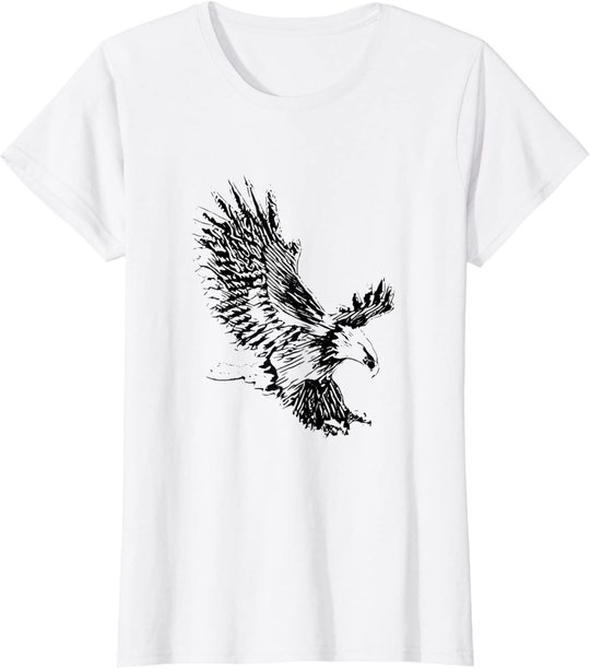 Adler Raubvogel Vögel Krallen Schnabel T-Shirt