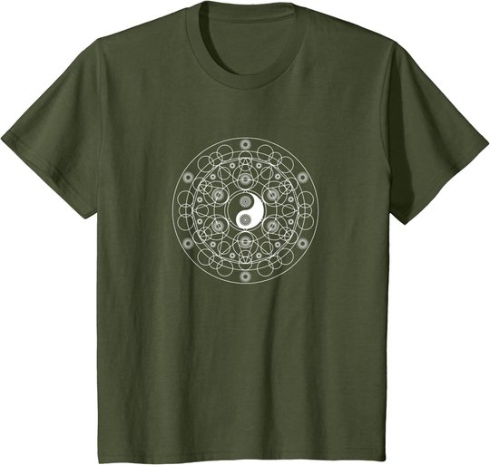 Ying Yang Vintage Meditation Yoga Spiritualität Buddhismus T-Shirt