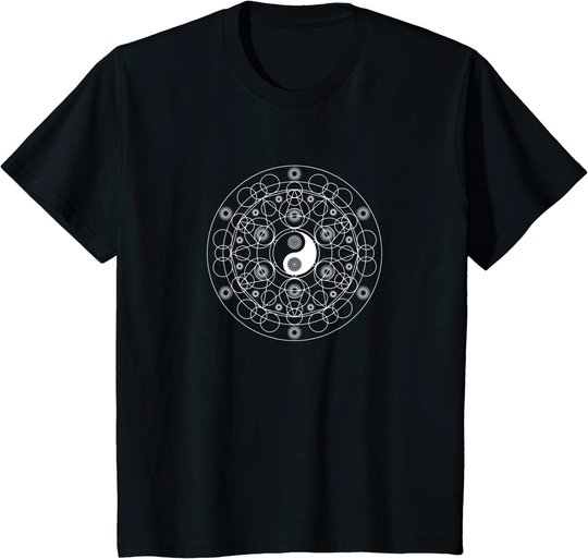 Ying Yang Vintage Meditation Yoga Spiritualität Buddhismus T-Shirt