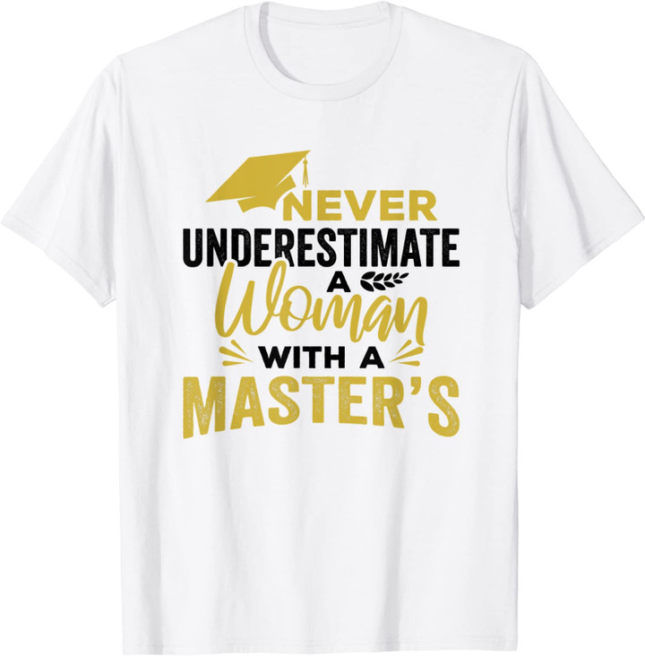 Abschluss Master Geschenk Akademikerin | Studentin Sponsion T-Shirt