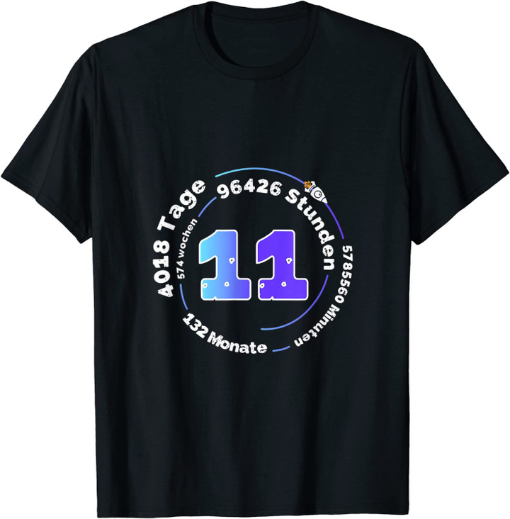 11ter Geburtstag Geschenk zum 11. Geburtstag Junge T-Shirt