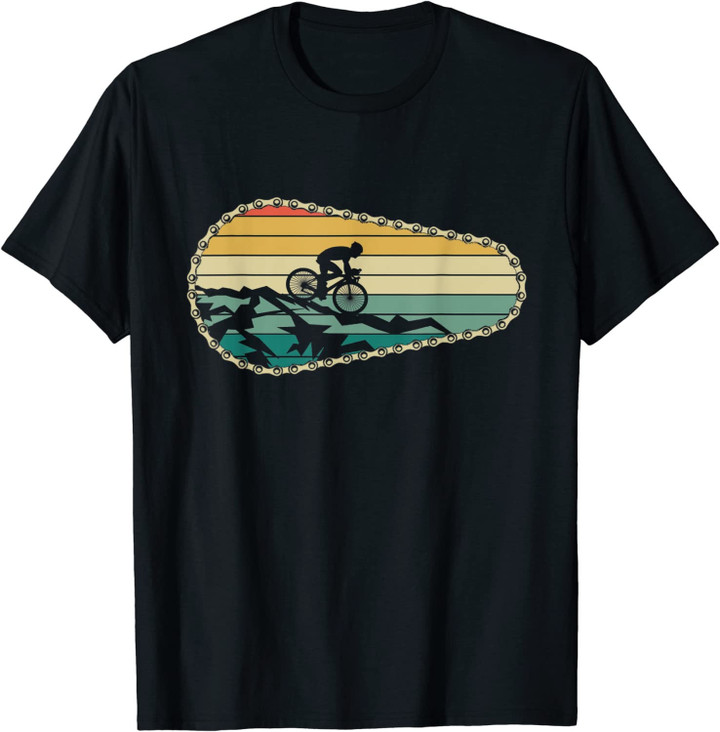 MTB Shirt Herren Mountainbike Outfit Fahrradfahrer Geschenk T-Shirt
