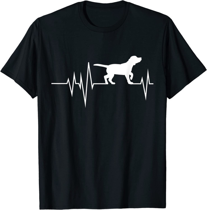 Hundeliebhaber Haustier Geschenk Herzschlag Hund T-Shirt