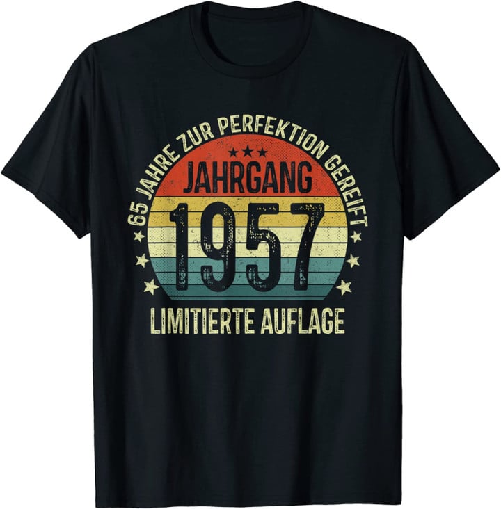 65. Geburtstag Geschenk Legendär Seit 1957 Jahrgang 1957 T-Shirt