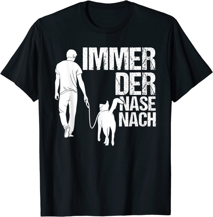 Hundesport Mantrailer Hund Mantrailing Geschenk T-Shirt