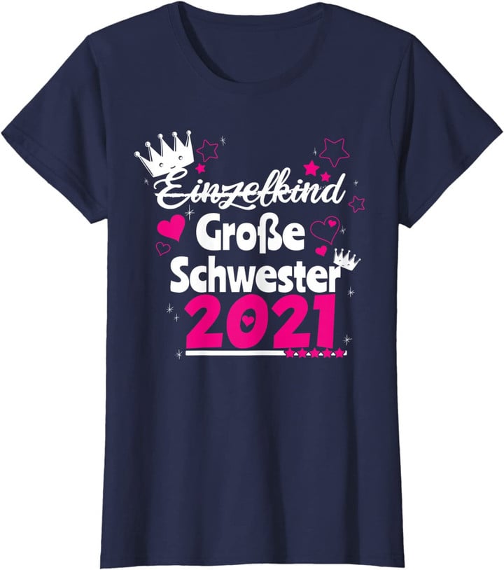 Große Schwester 2021 Mädchen Lustig Geschenk Geschwister T-Shirt