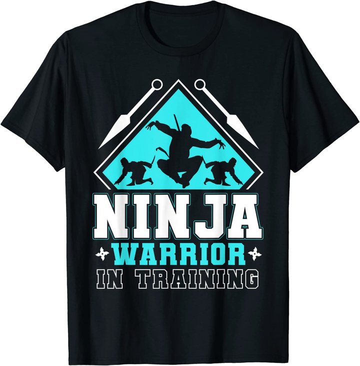 Ninja In Training Warrior Style Ninja Warrior Geschenk T-Shirt