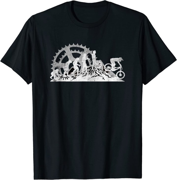 Evolution Downhill Mountain Bike MTB Mountain Biking T-Shirt