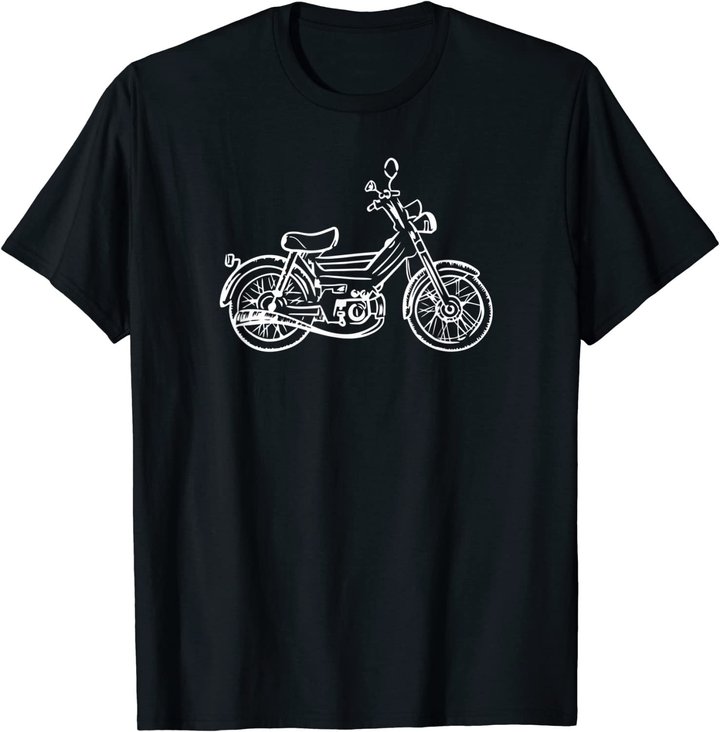 Motorroller Mofa Moped Puch Maxi Roller Geschenk T-Shirt