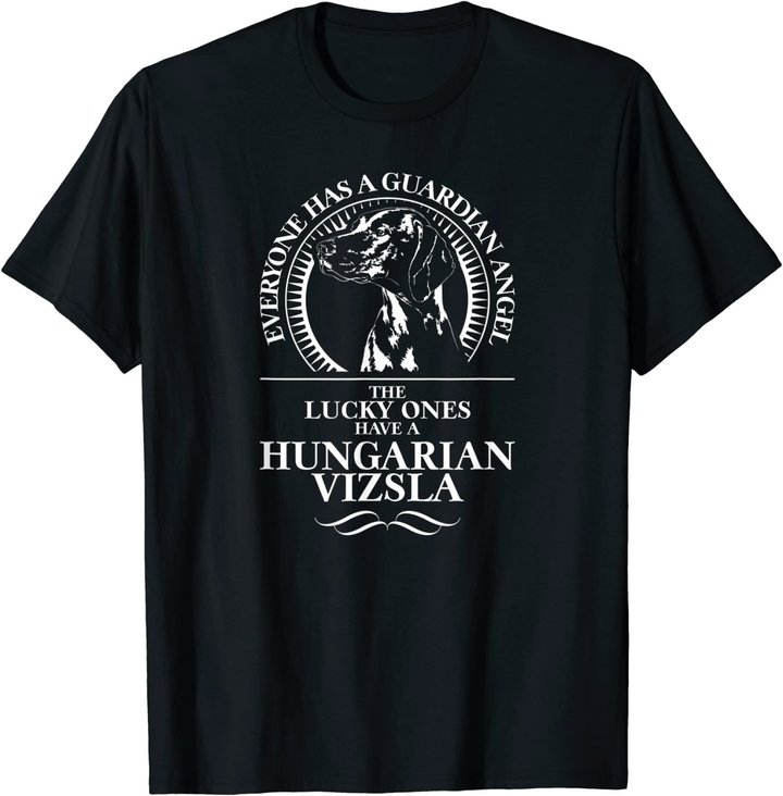 Hungarian Vizsla Guardian Angel Schutzengel Hund Hundespruch T-Shirt