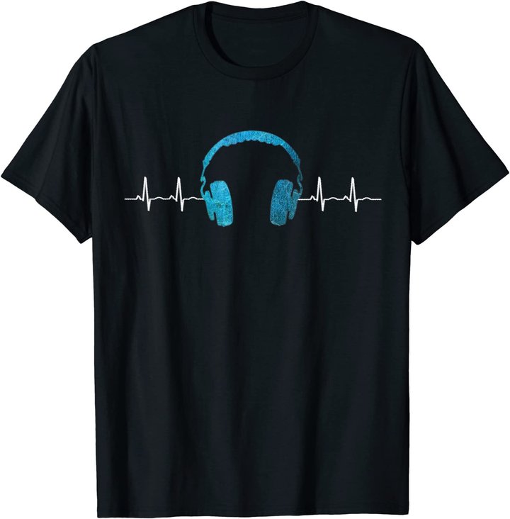 Musik Fan Heartbeat Festival Techno EDM DJ Beatmaker Gift T-Shirt