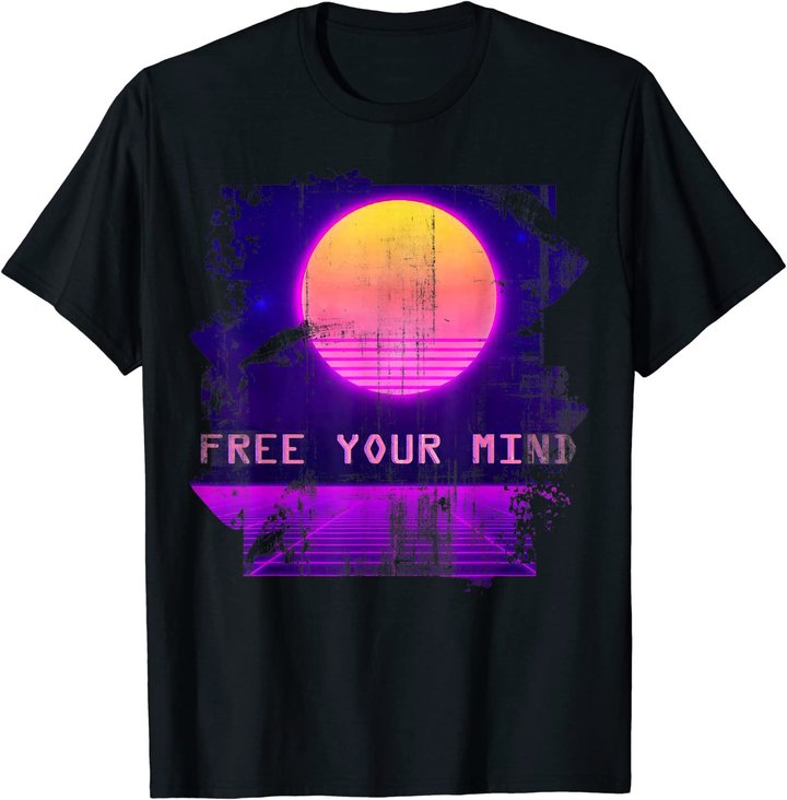 Vaporwave Synthwave 80er und 90er Retro Aesthetics T-Shirt