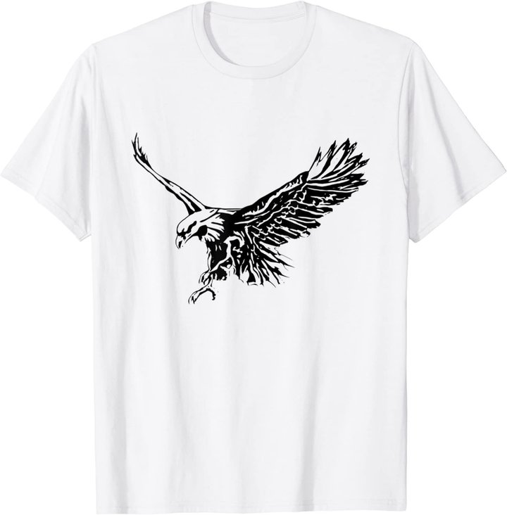 Adler Motiv Raubvogel Vögel Tiere Krallen Schnabel Design T-Shirt
