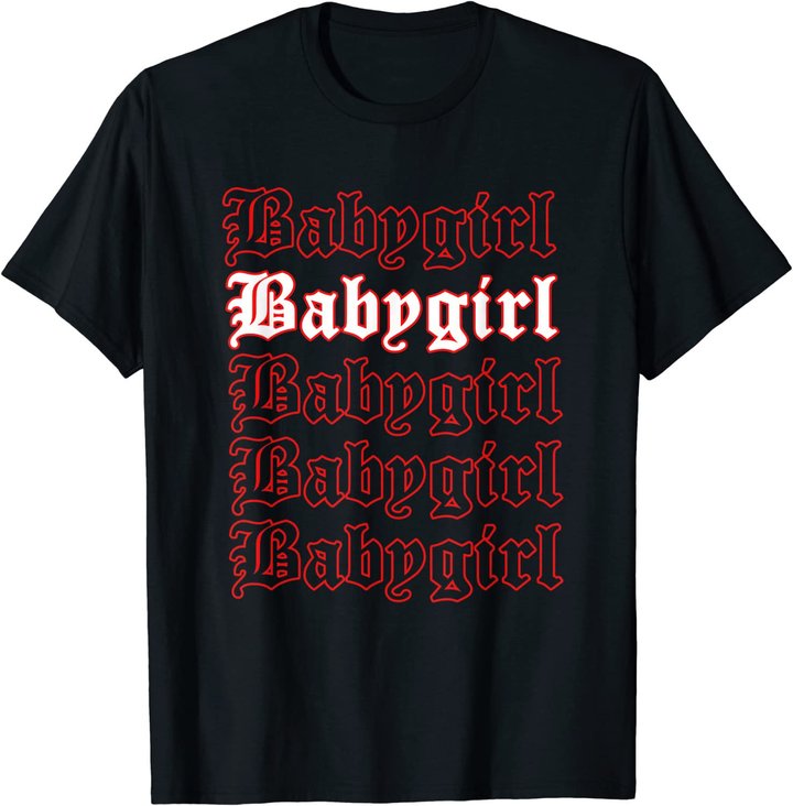 Babygirl Aesthetics Goth Style Kostume Streetwear E-Girl T-Shirt