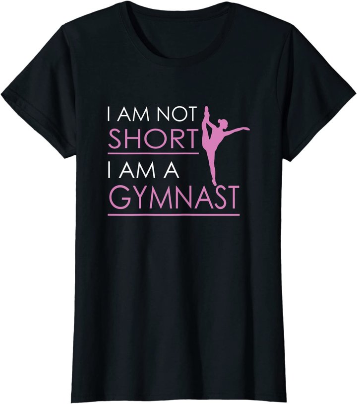 Ich bin nicht klein Ich bin eine Turnerin |Gymnastik Turnen T-Shirt