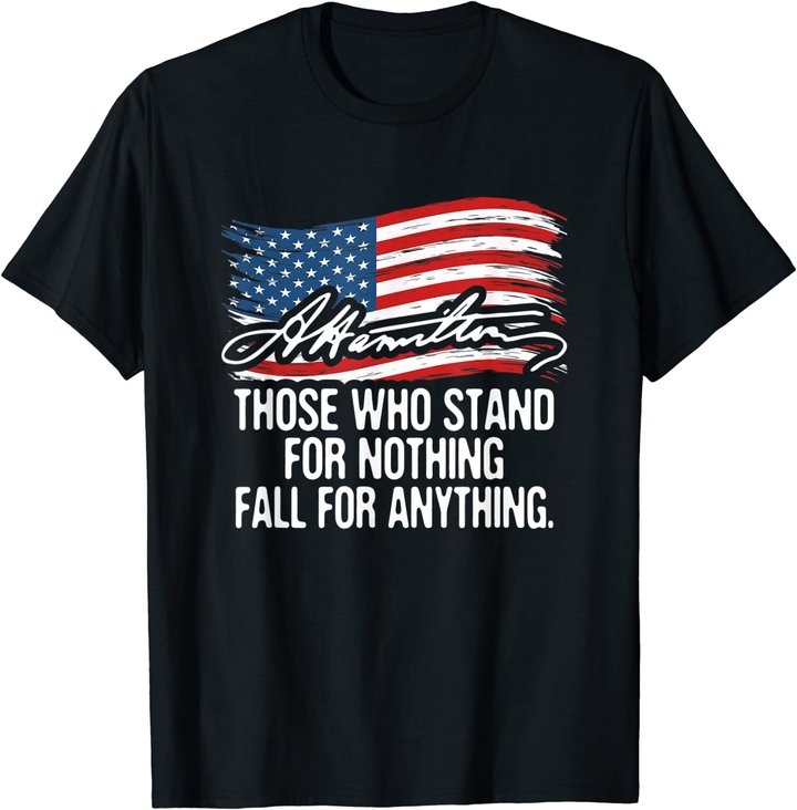 T-Shirt Alexander Hamilton | USA Amerika Zitat Spruch T-Shirt