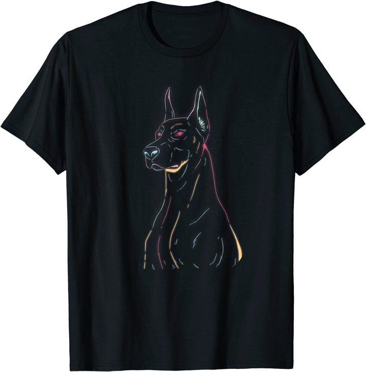 Dobermann Hund Hundebesitzer Hundeliebhaber Design Dobermann T-Shirt