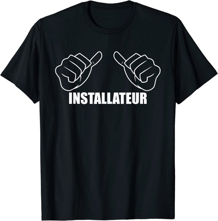 Herren Beruf Heizungsinstallateur Handwerker Spruch Installateur T-Shirt