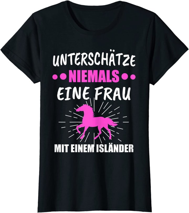 Damen Islandpferde Islandpferd Island Pferd Reitsport Geschenk T-Shirt