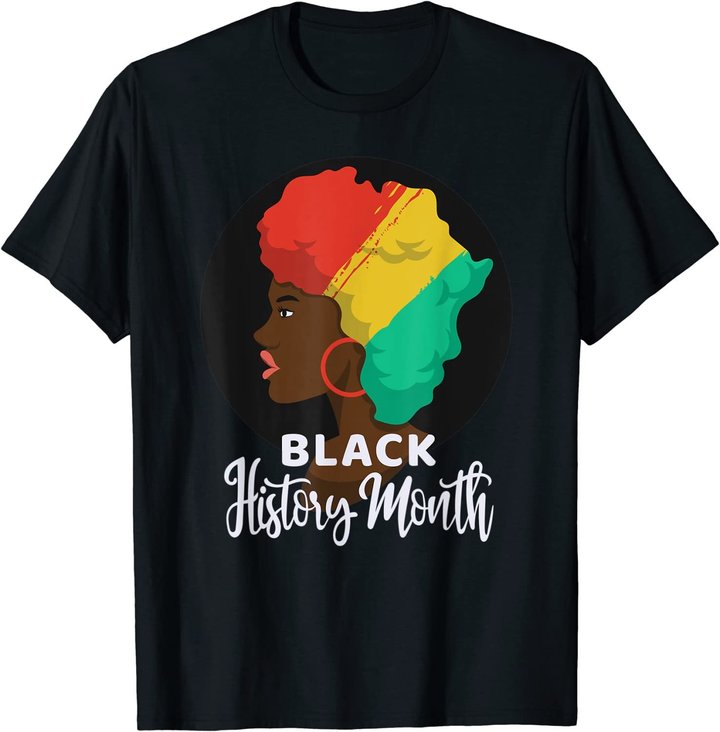Celebrating Black History Month with Hair - Lives Matter BLM T-Shirt