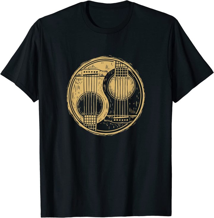 Akustik Gitarre Geschenk für einen Gitarristen T-Shirt