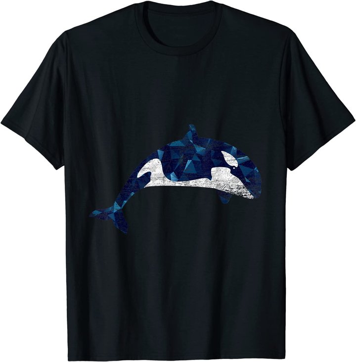 Geschenk für Tierliebhaber Tier Klimaschutz Tiermotiv Orca T-Shirt