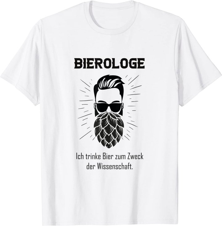 Herren Bier Studiengang Bierologe Brauwesen Braumeister Bierbrauer T-Shirt