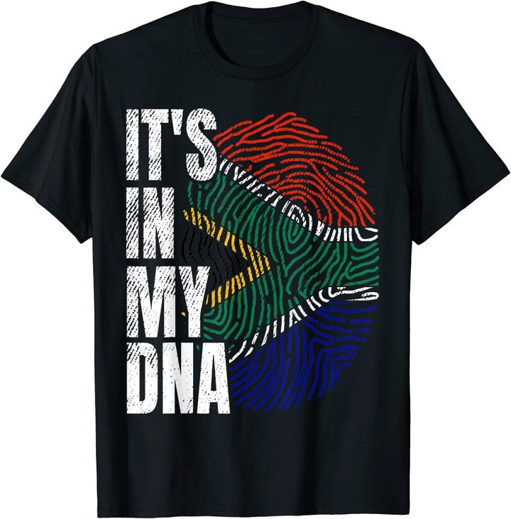 It's in My DNA South African Flag Power Proud Boy Girl Gift T-Shirt