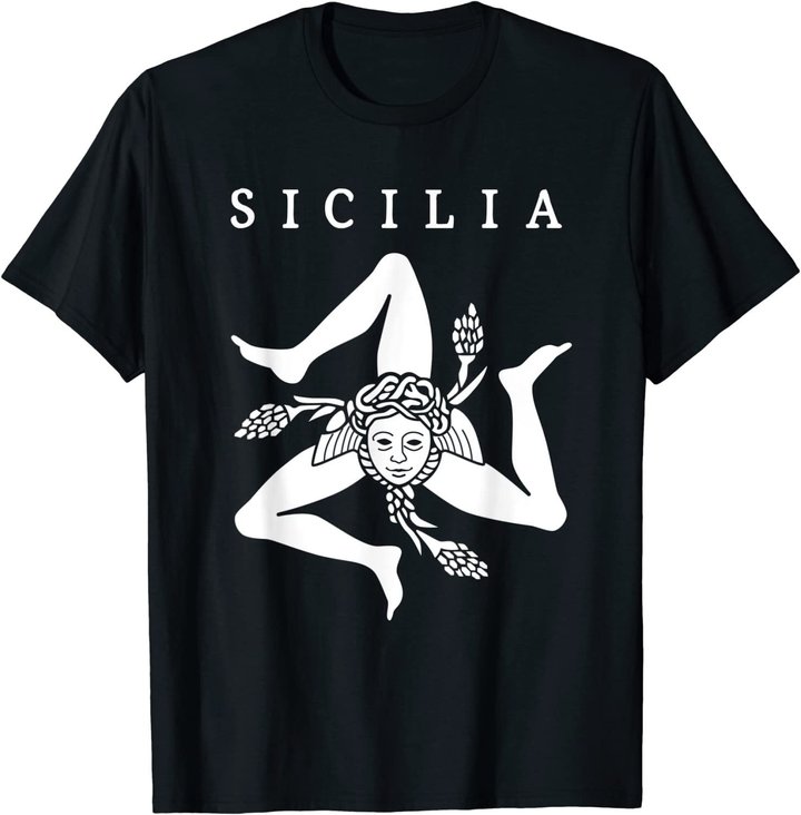 Sizilien-Flagge Sizilien Palermo Italien T-Shirt